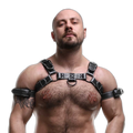 ruff GEAR Leather Bulldog Reflector Harness