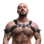 ruff GEAR Leather Bulldog Reflector Harness