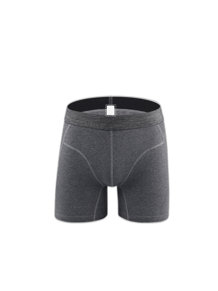 Men's Sport Anti-Chafing Cotton Boxer Briefs