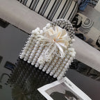 French niche bayberry ball hand-woven bag beaded bag pearl bag dinner handbag