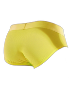 Men's Solid Color Mesh Breathable Sports Fitness Briefs
