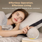 Acedeck Sound Machine Alarm Clock – 25 Sleep Sounds, Gentle Wake, Bluetooth Speaker, Putty