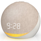 Acedeck Sound Machine Alarm Clock – 25 Sleep Sounds, Gentle Wake, Bluetooth Speaker, Putty