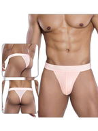 2 Pack Men's Large Pouch Enhancing Modal Breathable Thong