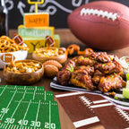 Actilize 100-Pack Football Party Napkins – 2 Designs, 6.5-Inch Disposable Napkins