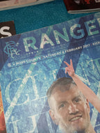 8 RANGERS FC MATCHDAY PROGRAMMES