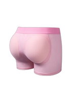 Sponge Cushion Mesh Buttock Boxer Briefs