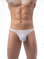 3-pack Men's Low-rise Sexy Mesh Lace Briefs