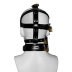 Tumbled Leather Muzzle Harness