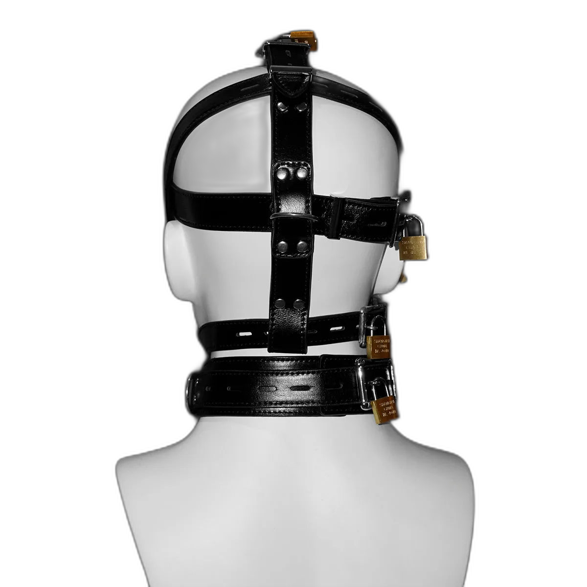 Tumbled Leather Muzzle Harness