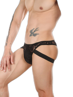 2-pack Men's Lace See-through Thongs