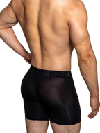 2 Pack Men's Trendy Breathable Ice Silk Boxer Briefs