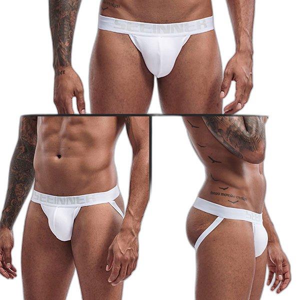 Cotton Sexy Low-waist Thongs Men's Underwear