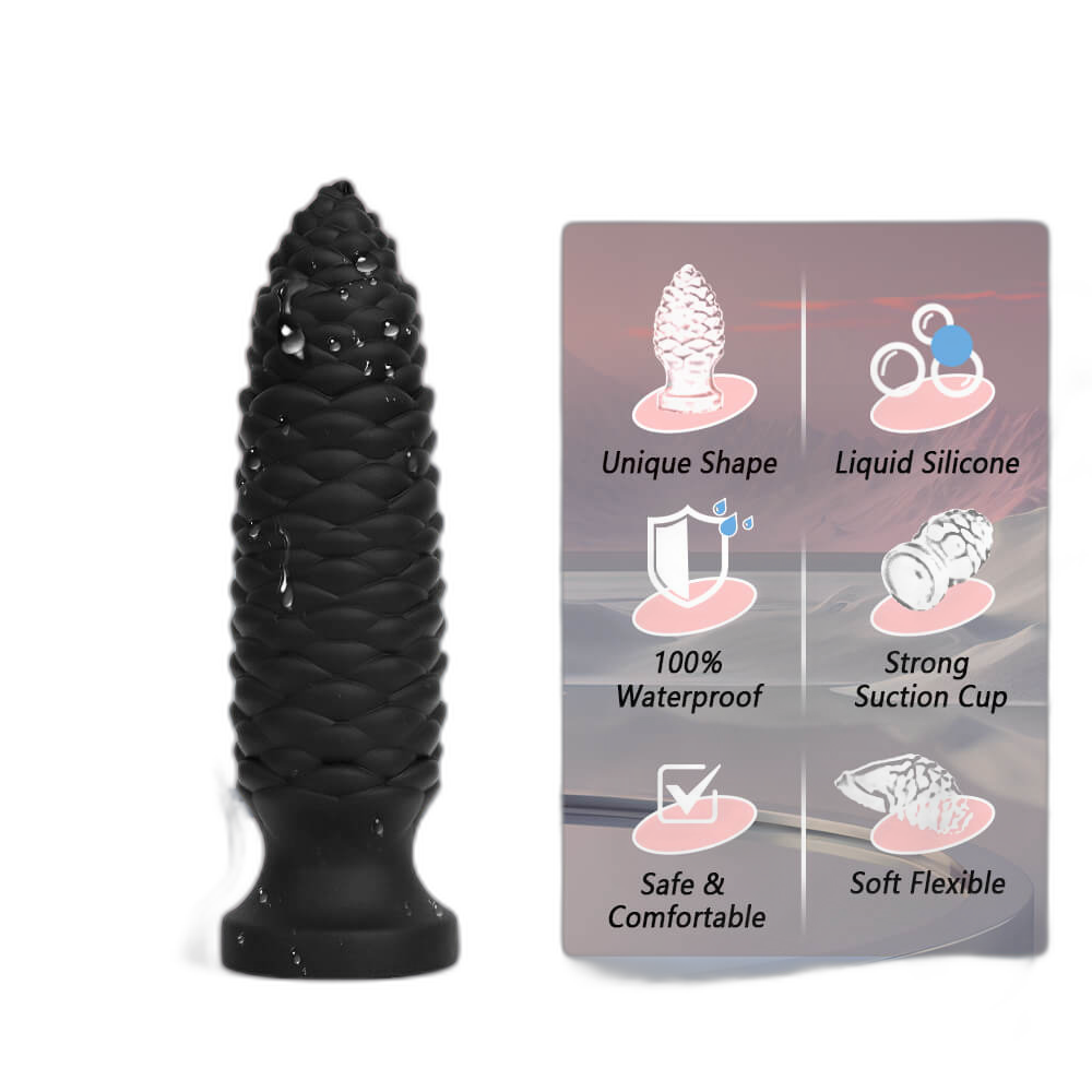 Pinecone Ⅱ - Silicone Huge Butt Plug