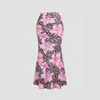Women’s A-Line Skirt – Casual Leisure Style, Vacation Long Skirt