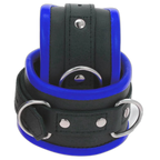 ruff GEAR Premium Leather Restraints 4 Piece Set Blue