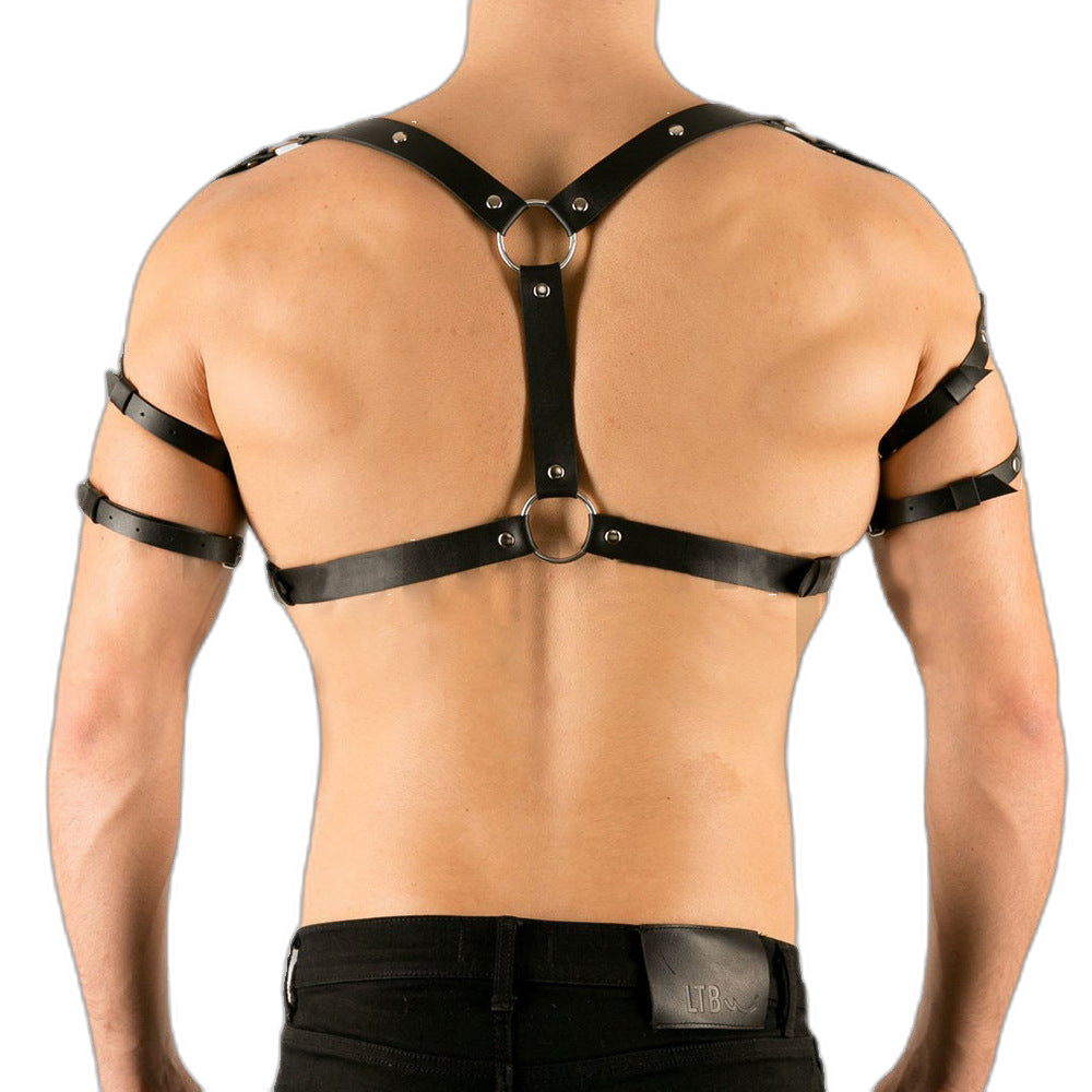 Strapped Dominance Chest Harness