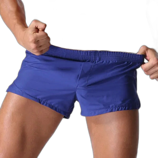Casual Home Cotton Pouch Breathable Boxer Briefs for Men