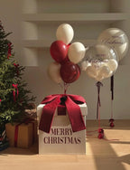Adeyoo Burgundy & Gold Balloons 50-Piece Set, 12-Inch Glitter Latex – Wedding & Party Decor