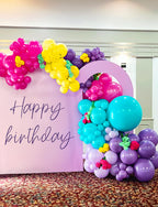 Adeyoo 60 Pcs Confetti Balloons – Pink, Blue, Purple, Teal – 12in Latex Party Decor