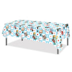 Adirasenotek Wonderland 3Pcs Tablecloths – 87x51-Inch Rectangular Plastic Covers for Kids' Parties