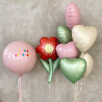 Adorely Sage Green Heart Balloons – 12-Pack 18-Inch Olive Green Foil Balloons for Baby Showers, Weddings & Parties