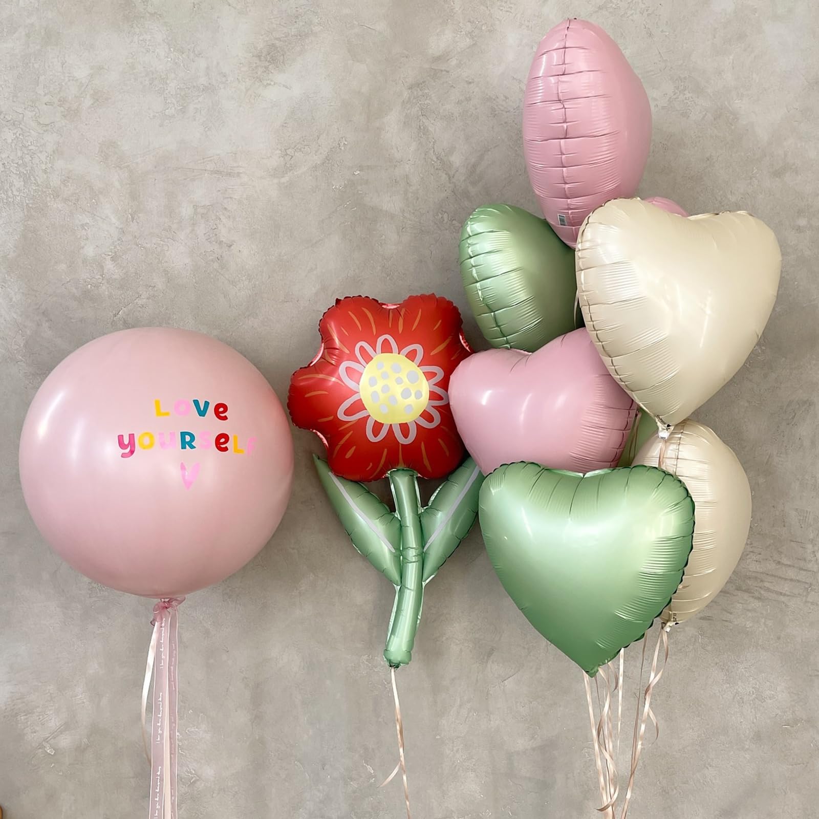 Adorely Sage Green Heart Balloons – 12-Pack 18-Inch Olive Green Foil Balloons for Baby Showers, Weddings & Parties