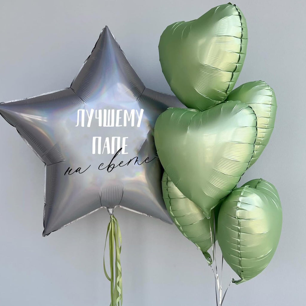 Adorely Sage Green Heart Balloons – 12-Pack 18-Inch Olive Green Foil Balloons for Baby Showers, Weddings & Parties