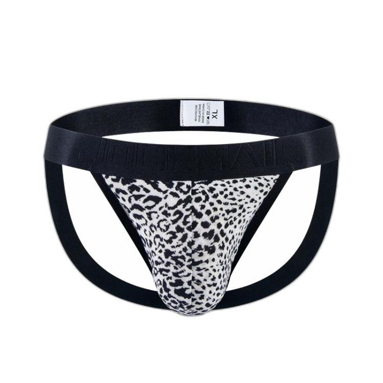 Jockmail Leopard Sizzle Thong