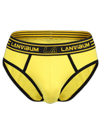 Men’s Spliced Color Pouch Briefs