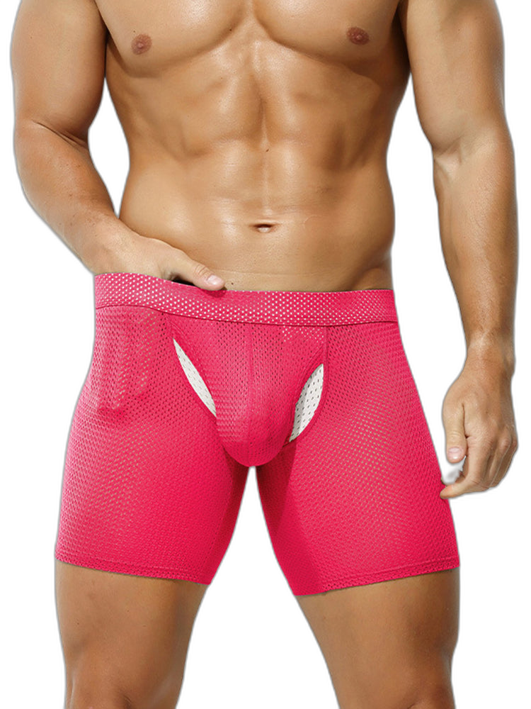 2 Pack Men's Sporty Cut Anti-Chafing Breathable Stretch Fit Midway Briefs