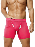 2 Pack Men's Sporty Cut Anti-Chafing Breathable Stretch Fit Midway Briefs