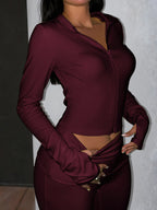 Yoga Sports Jacket And Tight-fitting Pants Two-piece Set