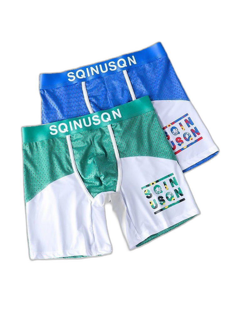 Men's Anti-Chafing Sports Boxer Briefs with Spacious Pouch