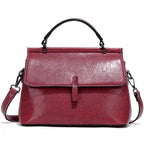 Fashion Large-capacity Leather Commuter Handbag