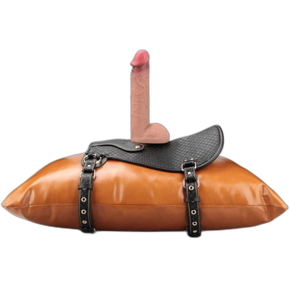 Rebellion Reign - Suction Cup Dildo Mount - Leather Strap On Harness & Versatile Mount