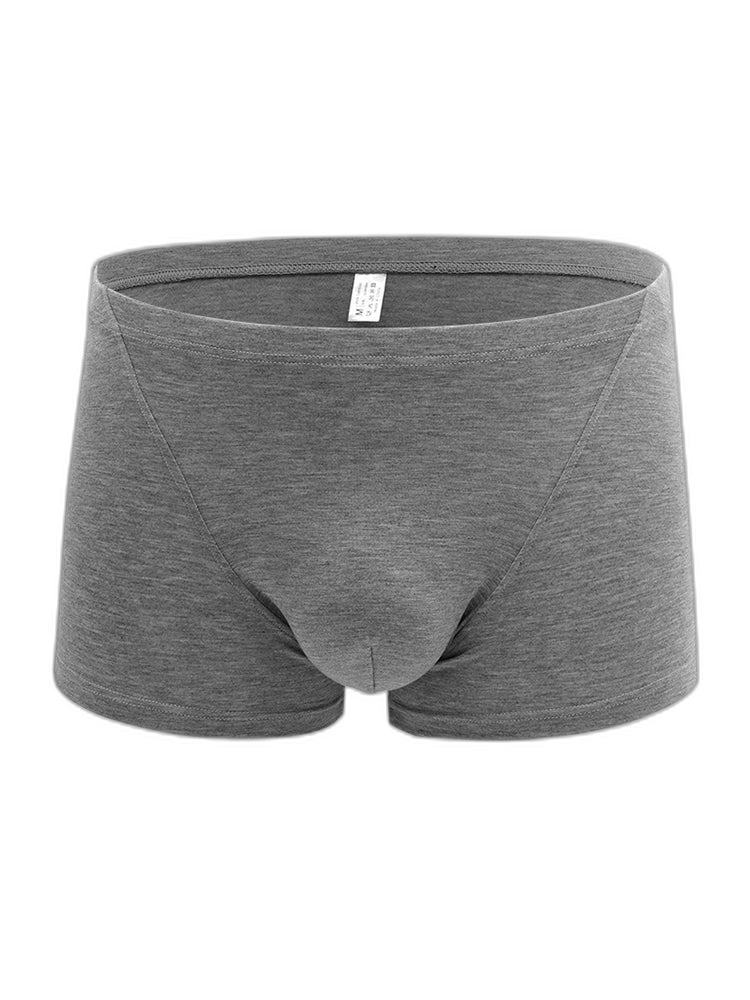 3-pack Men's Bamboo Fiber U-pouch Boxer Briefs