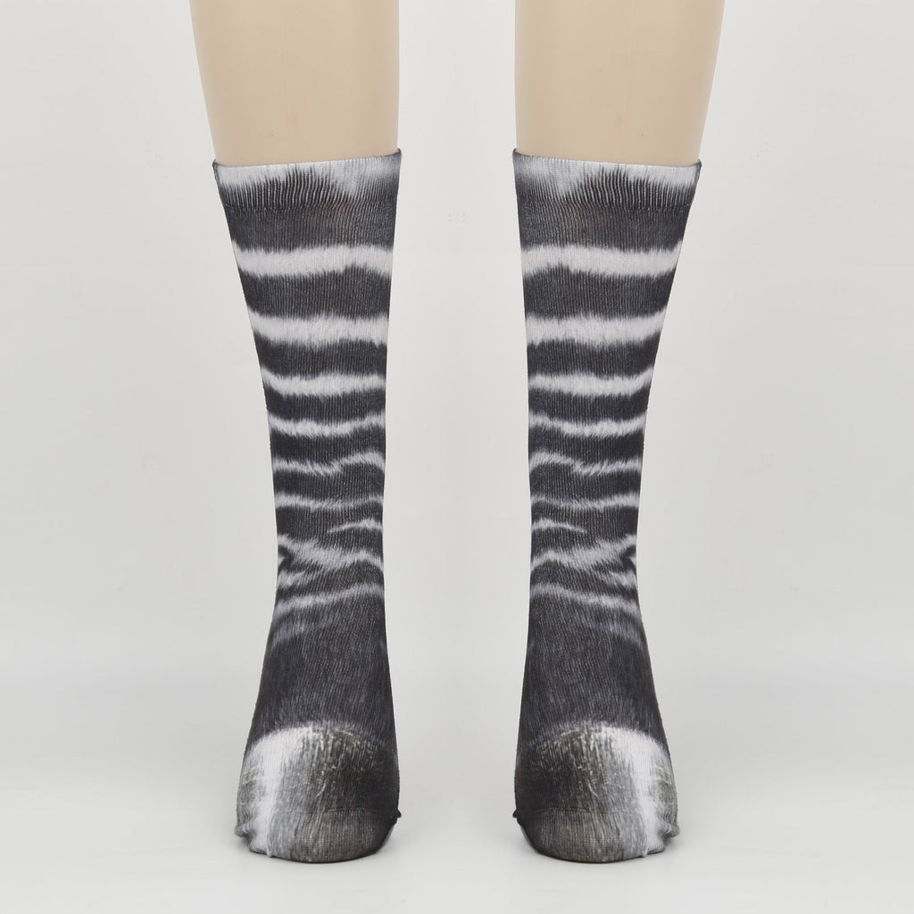 3D Animal Foot Print Socks Printed Socks