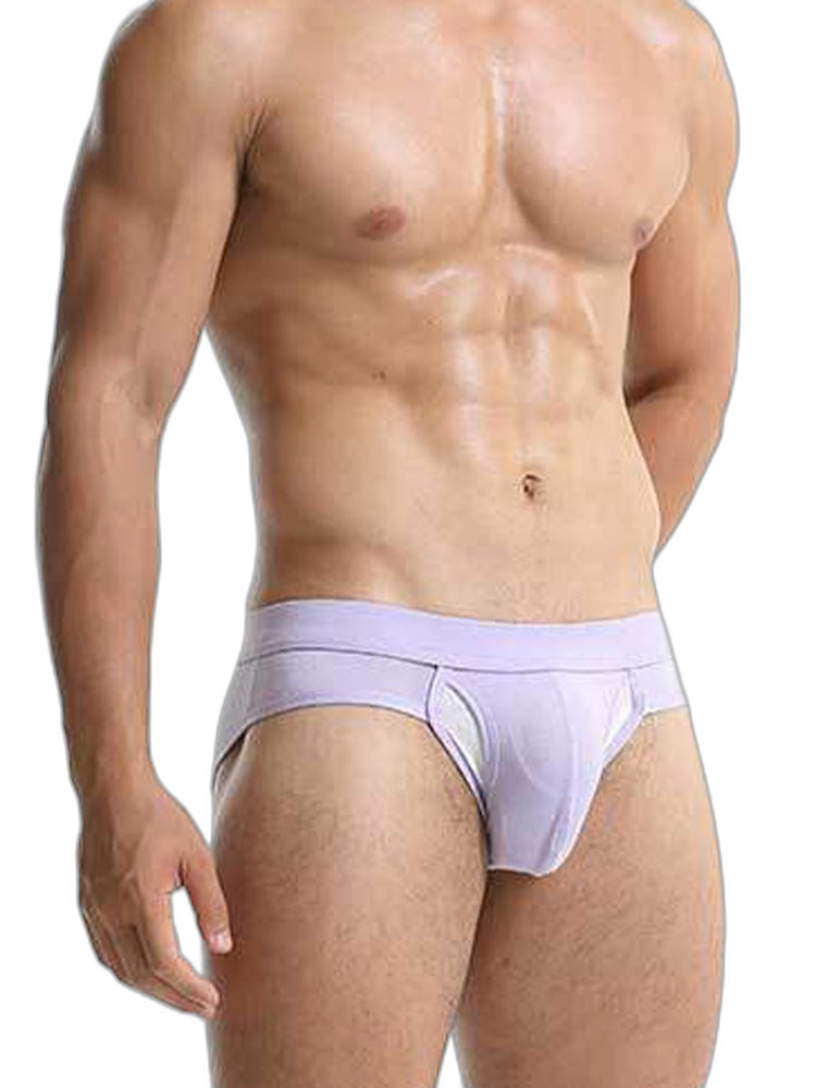 3 Pack Men's Seamless Comfort Sporty Cut Stretch Fit Briefs