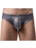 3 Pack Men's Sparkle Thongs in Solid Colors