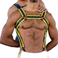 Mr.S Leather FuckGear Crossbow Harness Black/Yellow