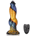 Phoenix II - 10.2 Inch Thrusting & Vibrating Dildo - Knot Dildo with Remote