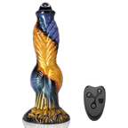 Phoenix II - 10.2 Inch Thrusting & Vibrating Dildo - Knot Dildo with Remote