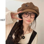 Cloud Hat For Women Autumn And Winter All-matching Small Face