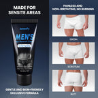 Aemerry Hair Removal Cream for Men — Painless Manscaping, Aloe Vera & Vitamin E | 4.2 oz