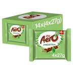 Aero Bubbly Peppermint Chocolate Bar 4 Pack Multipack 108g (Case of 14)