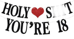 Aeryourtar Holy Youre 18 Banner – Funny 18th Birthday Bunting