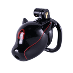 Furjoi Drone Hood Chastity Cage Red