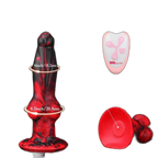 Houndcore - Thrusting Silicone Dildo - Fantasy Knotted Dildo