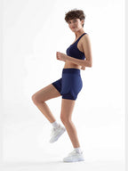 Recycled Double Layer Sports Shorts: Womens